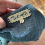 Madewell  Women’s Chambray Frayed Hem Button Down Shirt Dress Women XXS Photo 5
