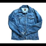 joe's jeans Ashley Fit Jean Jacket XS (4) In Shannon Raw Edge Trucker Denim Photo 2