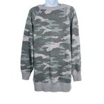 Aerie City Sweatshirt in Camo Print Pattern Oversized Boyfriend Relaxed Gray Photo 3
