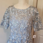 Alex Evenings  Women's Long Embroidered A line dress size 6 New Photo 4