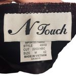 N Touch Vintage 90s Whimsygoth Autumn Fall Moody Artsy Witchy Leaf Stretch Top Size M Photo 6