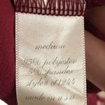 Alya Cranberry Open Back Blouse Medium Photo 5