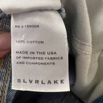 SLVRLAKE $299 Tyler Frayed Hem Straight Leg Jeans Size 27 Blue Photo 9