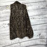 Altar'd State  Brown Sherpa Vest Super Soft Warm Fuzzy Outerwear Lg Photo 2
