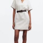 Madewell V-Neck Mini Dress in 100% Linen Photo 1