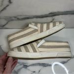 Jack Rogers  Women's Striped Canvas Tan Neutral Jane Sneakers Sz 11 Casual Photo 5