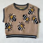 Anthropologie Sarah Gordon For Erin Icon Bee Knit Sweater Vest Size XS Photo 4