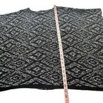 Eileen Fisher Knit Poncho OS Organic Linen Textured Geometric Diamond One Size Photo 9