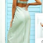 Love & Lemonade Green Long Dress Photo 1