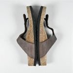 Birkenstock Gizeh Birko-Flor Leather Thong Sandal Sz 38(EU)/US7 Brown Germany Photo 5