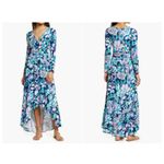 Lilly Pulitzer NWT Montague Wrap Maxi in High Tide Navy She's Got Sol Dress S Photo 5