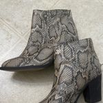 Zigi Soho  Snakeskin Pattern Ankle Booties Photo 5