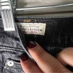 Levi's Levi’s Premium Washed Black 70’s High Flare Denim Jeans Photo 11