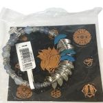 ALEX AND ANI new ꥟ Deity Wrap Glass Bead Bangle Bracelet ꥟ River ꥟ Deep Blues ꥟ Photo 12