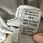 Venti6 Linen Blend Long Duster Coat Gray Frayed Hem size L Lagenlook Boho Luxe Size L Photo 4