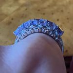 Rose de France Amethyst Sterling Silver Ring Size 9 Purple Photo 1