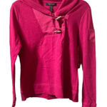 Ralph Lauren MAGENTA TOGGLE NECK TOP Photo 0