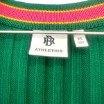 Banana Republic Athletics Varsity Logo Cardigan Green Pink Yellow Size XS Photo 5