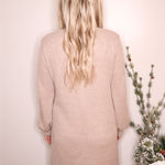 She & Sky Mocha Waffle Long Sleeve Dress Photo 3
