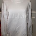 Lululemon  Perfectly Oversized Crew *Graphic White Photo 2