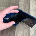 Nanette Lepore ‎ small blue quilted wallet bifold Photo 2