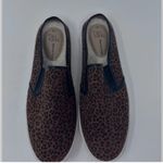 Time and Tru Women's Animal‎ Print Twin Gore Mules Faux Fur Insides Size 10 Brown Photo 5