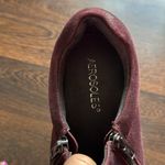 Aerosoles  Sing Along Suede Zip Top Shoes Maroon 8.5 Photo 7