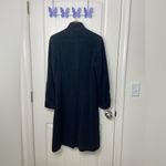 EUC Vintage Cinzia‎ Rocca women’s Italy solid black wool cashmere button coat 4 Photo 8