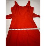 Coldwater Creek  Silk Burnt Orange Sleeveless Midi Western Style Dress Size 10 Photo 7