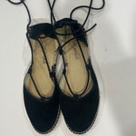 Free People Marina Lace Up Espadrille Women’s Black Sandals size EU 39 US 8.5 Photo 2