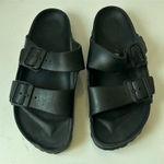 Birkenstock  Arizona Essentials EVA Slide Black Sandal Size 38 Photo 0