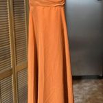 Burnt Orange Bridesmaid / Prom Dress Size 2 Photo 1