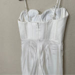 House Of CB  L D-DD‎ Myrna Ivory Corset Slip Dress white NWOT  $269 Photo 8