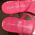 Stuart Weitzman 💕💕 Sawyer Slide Dual-Band Jelly Flat Sandals in Orchid ~ 8 NWT Photo 9