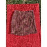 Studio C Women Casual Skirt 12 Pink Purple Acrylic Woven Vintage Preowned Photo 1