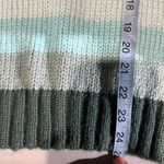 Wooden Ships Women Autumn Striped Chunky Crewneck Mohair Wool Sweater Green XS Photo 6