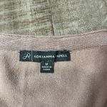 Adrianna Papell  button front cardigan with cute Swiss dot sleeves Photo 1