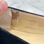 Lands End Black Velvet Studded Bow Slip On Flats Shoes Size 7.5 Photo 6