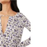 Free People Kaya Print Cutout Bodysuit Size M New with Tag Photo 3