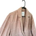 Madewell  Breezewoven Larsen Blazer in Windowpane Sandstone Photo 4