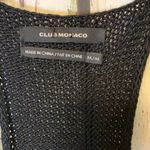 Club Monaco  Black Fishnet Knit Tank Tunic Size M Photo 2