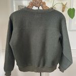 Everlane Renew Berber Fleece Crewneck Sweatshirt Moss Green L Photo 1