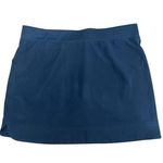 32 Degrees Cool Navy Skort Size Large Built In Shorts Stretch Active Sport Skirt Black Photo 2