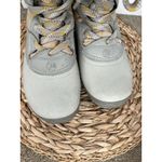 Merrell Winterbelle Waterproof Boot Size 8.5 Insulated Leather Silver Yellow EUC Photo 1