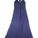 Maeve Anthropologie size small blue corset back maxi dress halter Photo 0