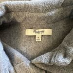 Madewell Sunday Shirt Woman Gray Button Flannel Shacket size M Photo 1