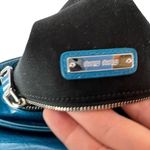 Miu Miu Laguna Matelasse’Lux Bandoliera blue shoulder bag model 5BH088 Photo 13