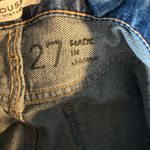 Moussy Vintage Tapered Patchwork Jeans, Size 27 Blue Photo 11