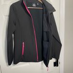 Reebok Women's Black Jacket with Pink Accents Photo 6