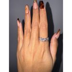 Natural‎ Tanzanite 925 Sterling Silver Ring Size 8 Jewelry Blue Photo 1